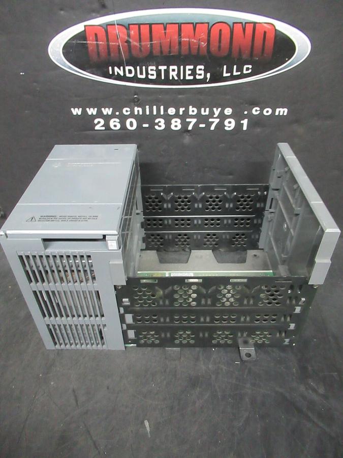 Used ALLEN BRADLEY SLC-500 1746-A4 4 SLOT RACK W/ 1746-P2 POWER SUPPLY **WARRANTY**