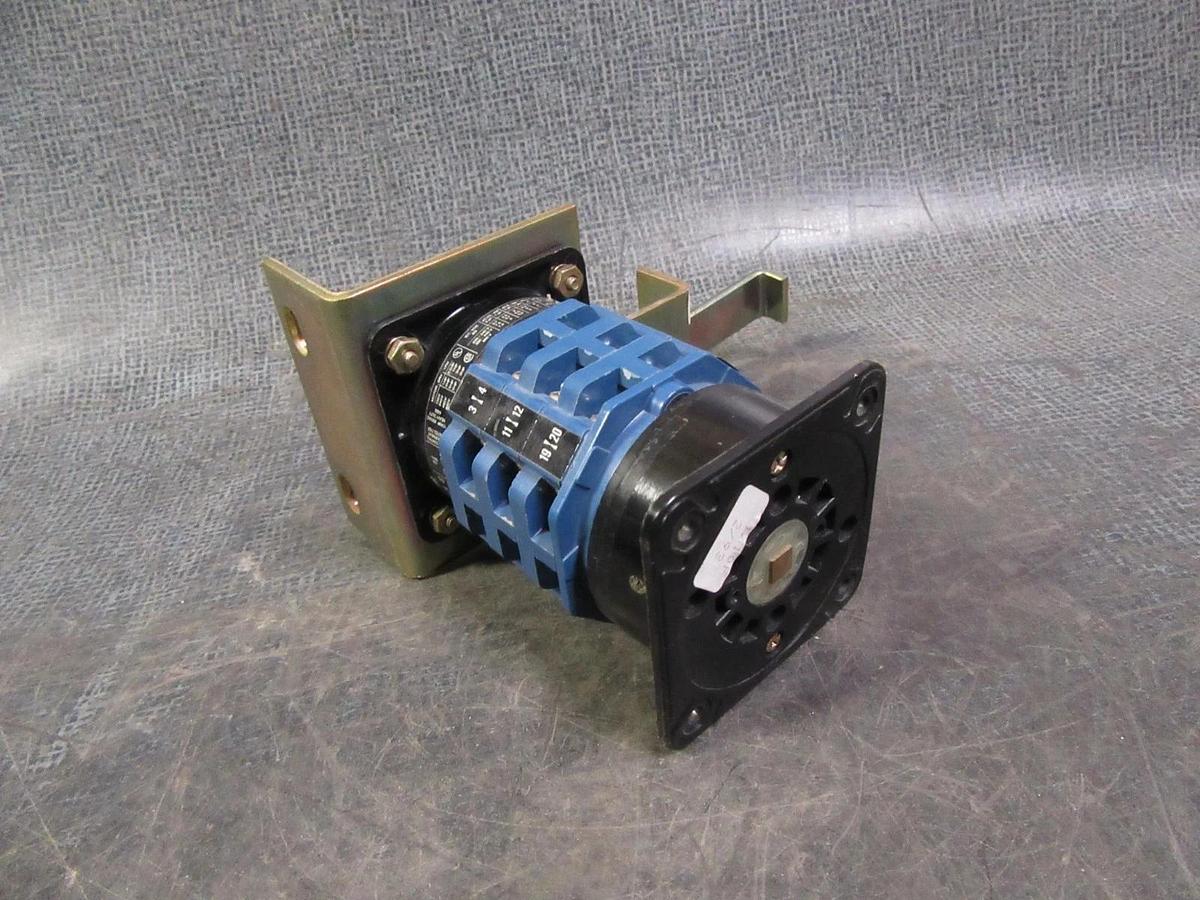 Used KRAUS / NAIMER DRUM SWITCH AND BRACKET 5HP 3PH 10A A11 C21287 **WARRANTY**