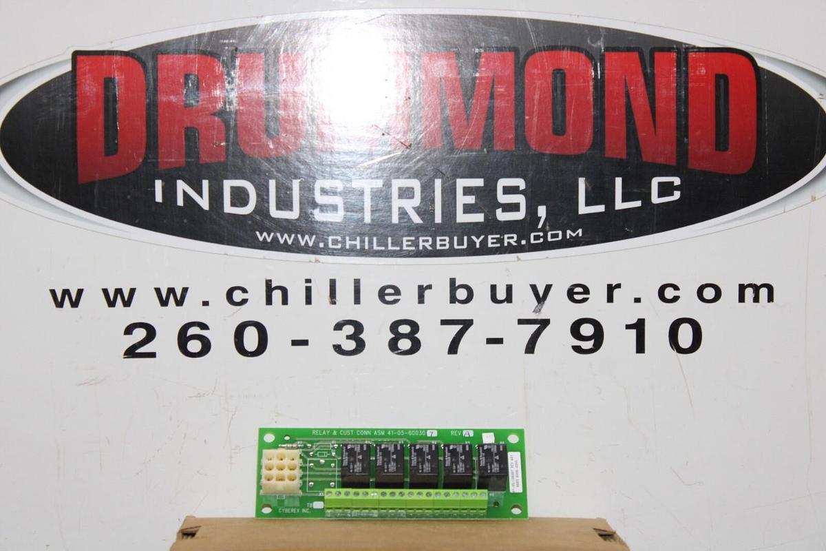 Used CYBEREX RELAY & CUST CONN ASM CIRCUIT BOARD 41-05-600307 REV. A01