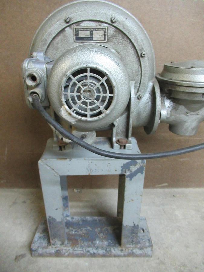 Used STEPHAN-WERKE-HAMELN FAN OGE-022SK 110 VOLT 3.3 AMP 0.18 KW 0.25 PS 2620 RPM