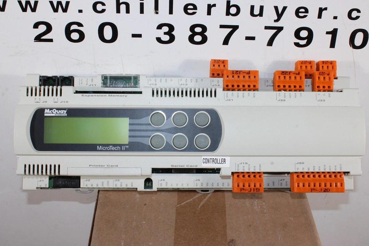 Used MCQUAY CAREL MICROTECH II CHILLER CONTROL MODULE PCO2MQ3BL0 REV. 1.511