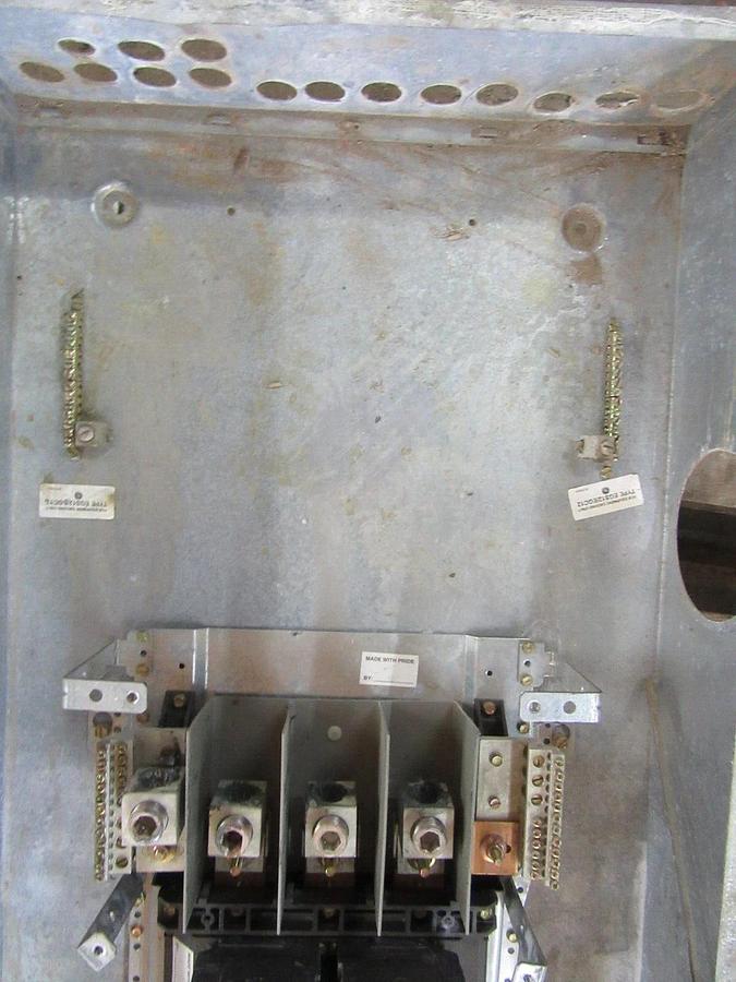 Used GE SERVICE PANEL AQF3424MBX AB64B 400 AMP 208/120 VOLT 3-PHASE 4-WIRE