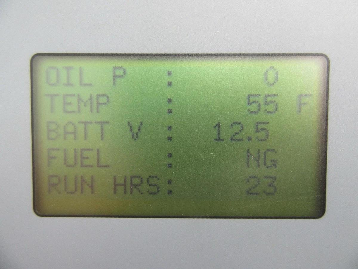 Used 50 KW GENERATOR MTU 5.0 NATURAL GAS / LP 120/208V 3 PH RE-CONNECTABLE 23 HRS