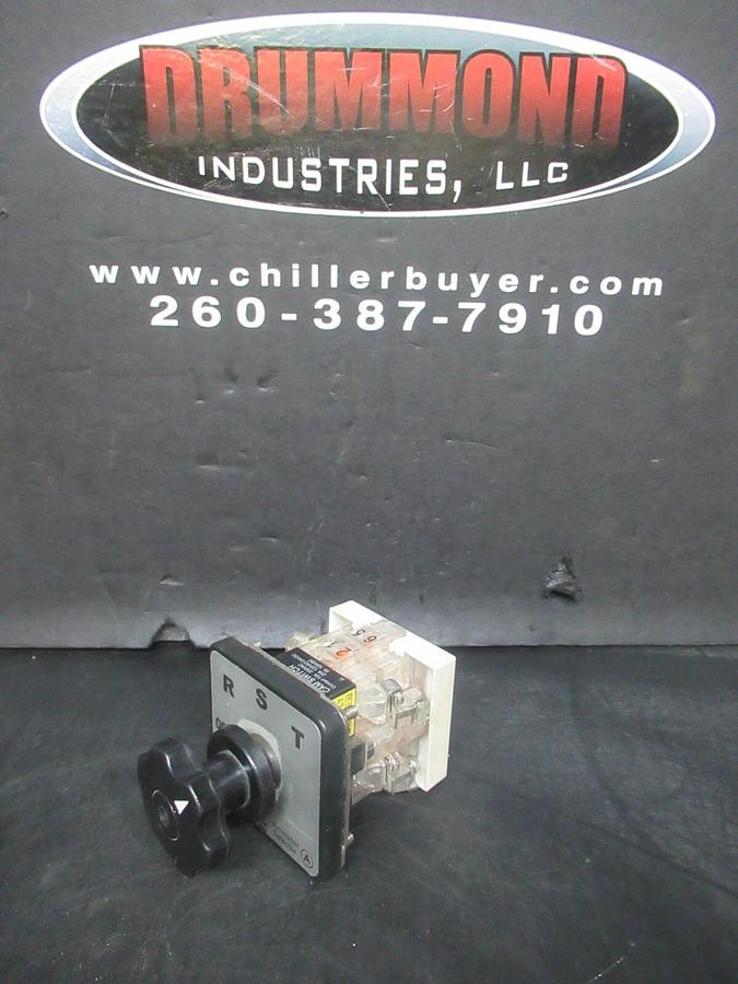 Used KACON CAM AMMETER SELECTOR SWITCH KAM-S1 KAM-CA2 3 PHASE 250 VAC 120 VDC 20 AMP