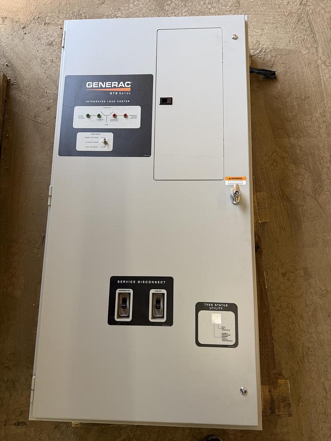 NEW GENERAC automatic transfer switch TTS ILC-200 120/240 VOLT 200 AMP NEMA 3R SERVICE RATED