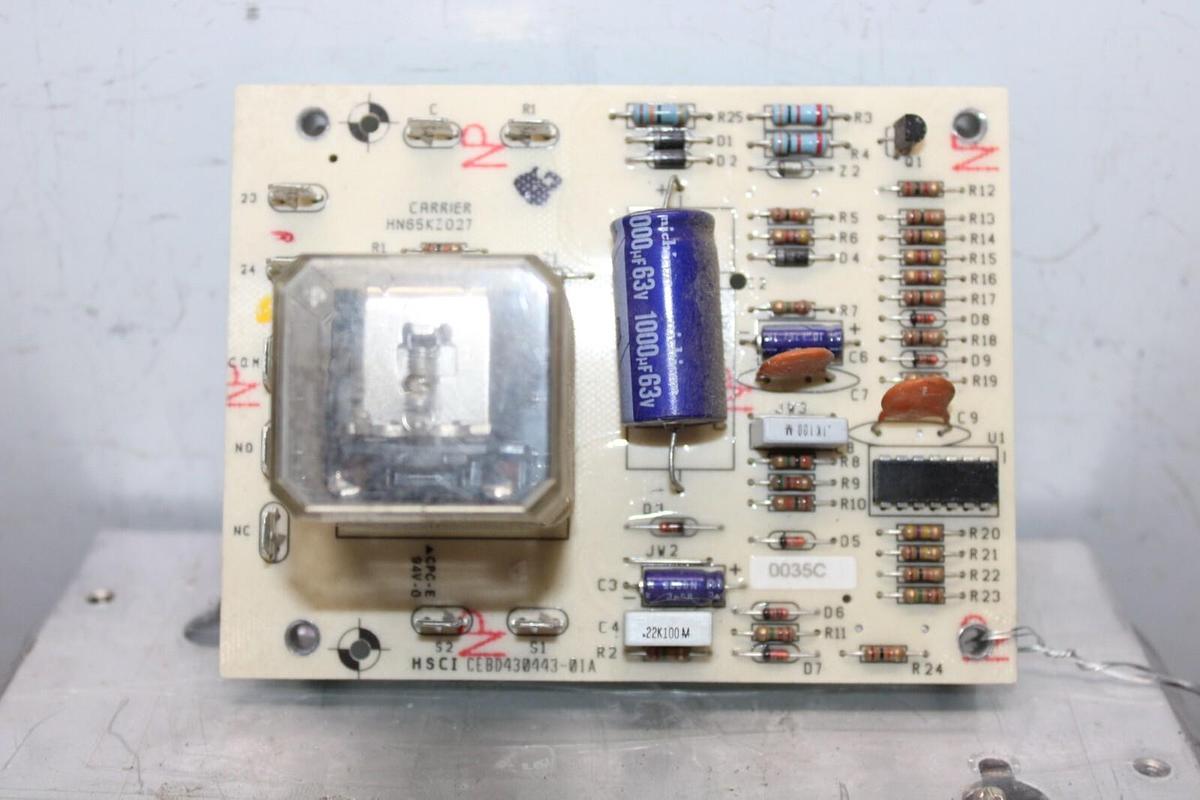 Used CARRIER OEM CIRCUIT BOARD ASSEMBLY MODEL: HN65KZ027 ** INCLUDES WARRANTY **