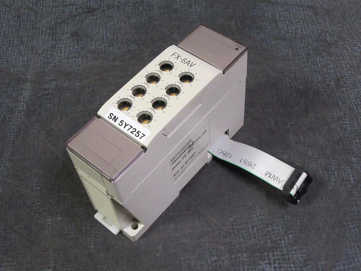 Used MITSUBISHI PROGRAMMABLE CONTROLLER  MODEL: FX-8AV **WARRANTY INCLUDED**