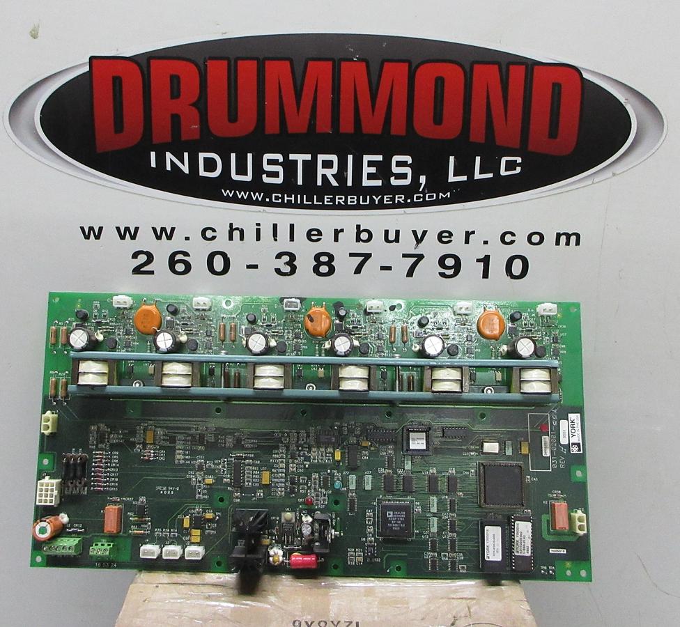 Used YORK CENTRIFUGE CHILLER CONTROL CIRCUIT BOARD 031-02430-000 REV. C