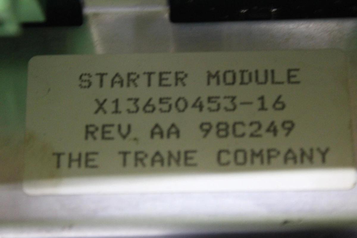 Used TRANE CHILLER STARTER MODULE X13650453-16 REV. AA **WARRANTY INCLUDED**