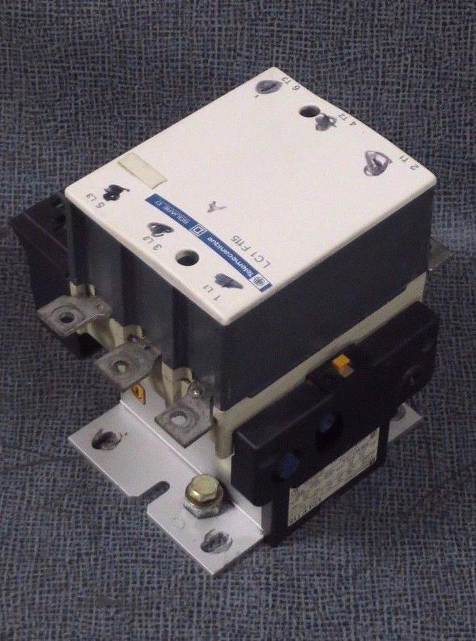 Used TELEMECANIQUE SQUARE D CONTACTOR LC1F115 175 AMP 600 VAC 100 HP WITH 110V COIL