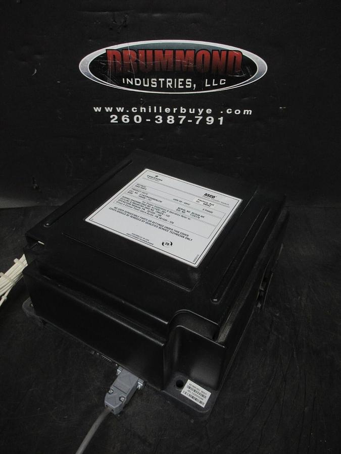 Used EMMERSON ASCO TRANSFER SWITCH G7ACPBA33000N5ZM CONTROL CENTER 3000 AMP 480V