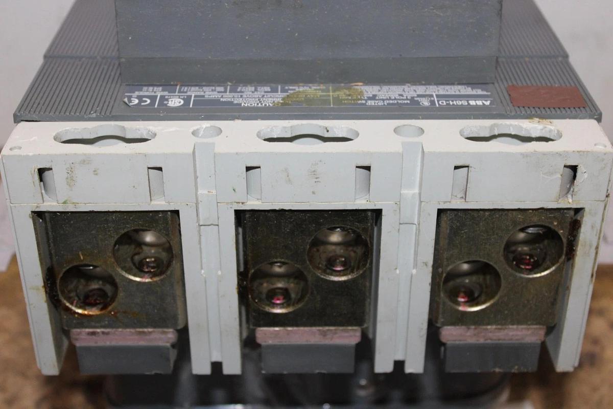 Used ABB MOLDED CASE SWITCH SACE S6 S6H-D 600 AMP 600 VAC 3-POLE **WARRANTY**