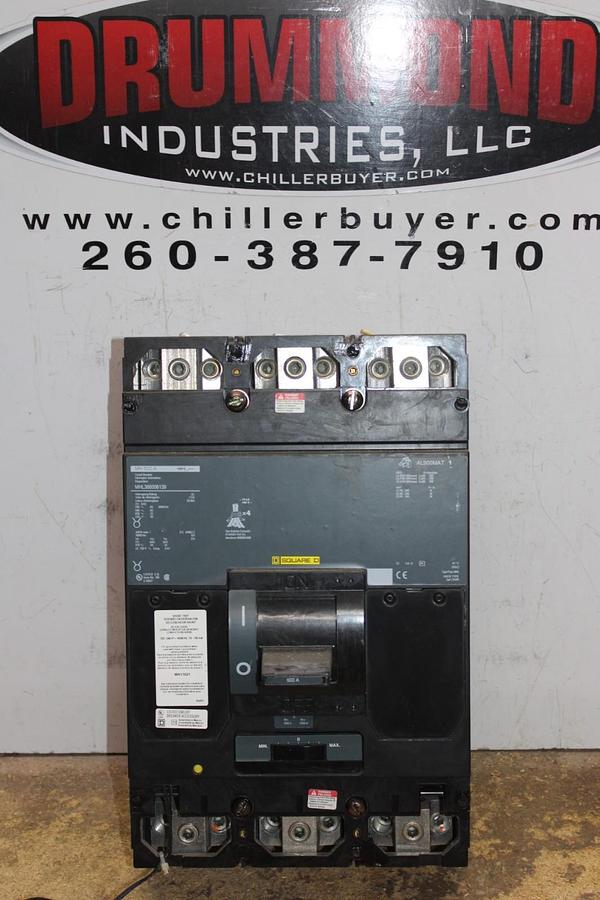 Used SQUARE D CIRCUIT BREAKER MHL366006139 3-POLE 600 VAC 600 AMP *WARRANTY*