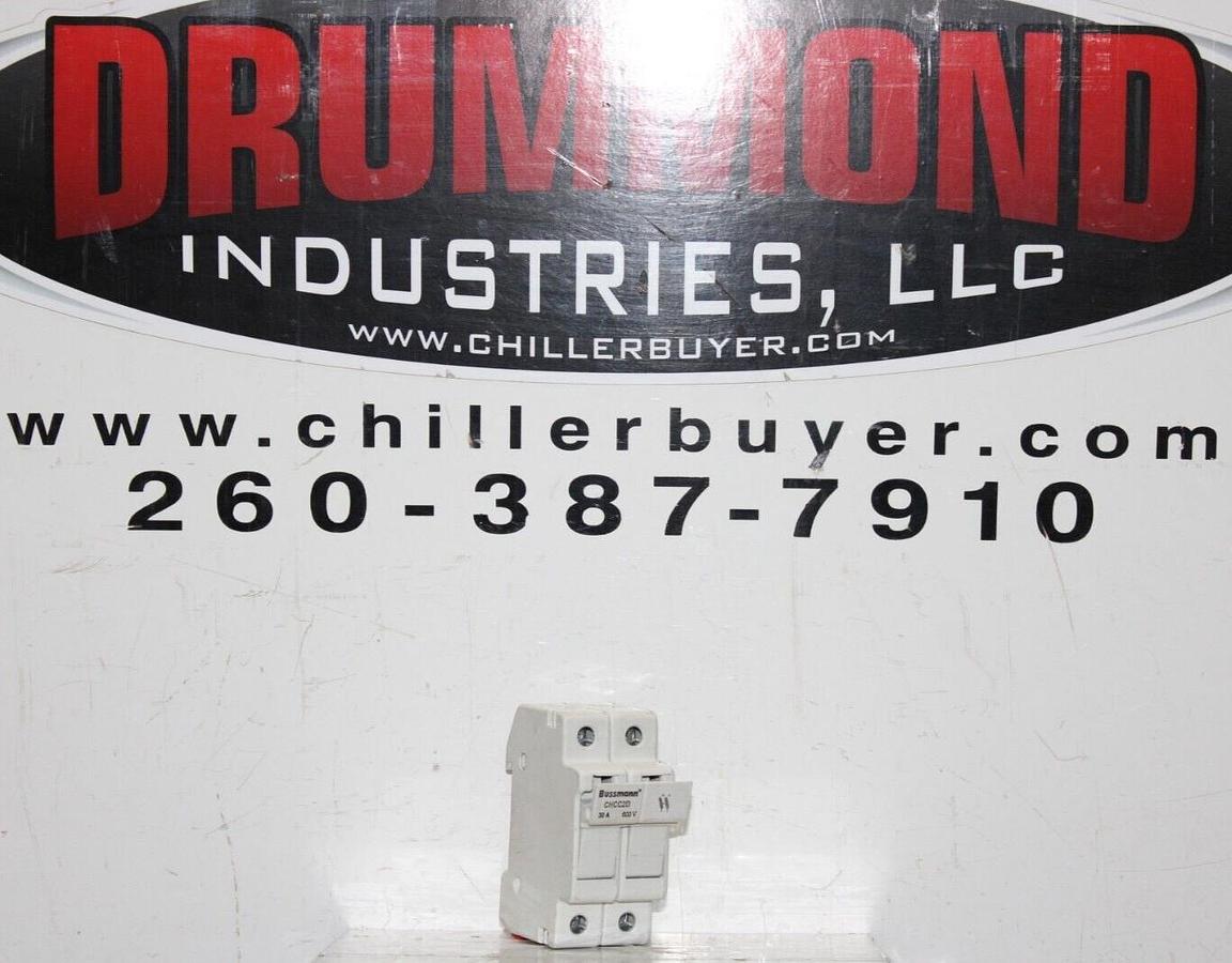 Used BUSSMANN FUSE HOLDER CHCC2D 600 VOLT 30 AMP 2-POLE **WARRANTY INCLUDED**