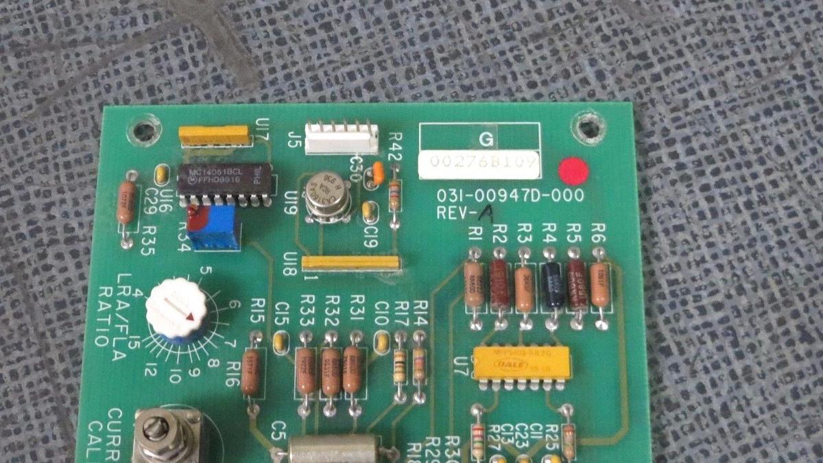 Used YORK CURRENT CONTROL CM-2 CIRCUIT BOARD MODEL 031-00947D-000 REV A **WARRANTY**