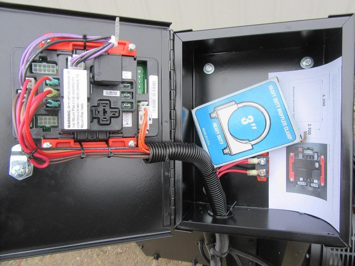 Used NEW 60 KW DIESEL GENERATOR FPT F4GE9455 DIESEL 277/480 VOLT RE-CONNECTABLE