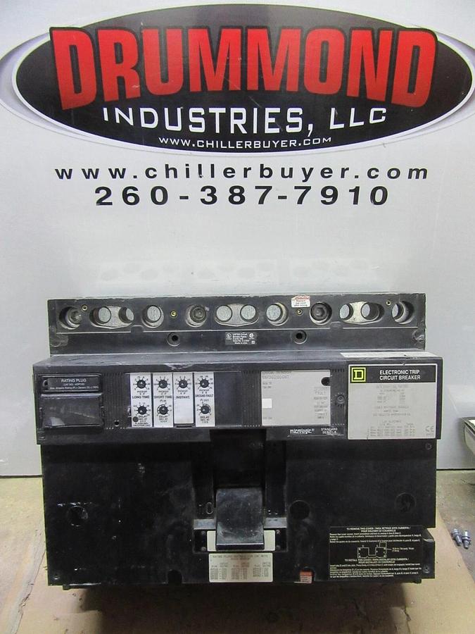 Used SQUARE D CIRCUIT BREAKER NXP361200GMT 1200 AMP 600 VAC 3-POLE W/ ARP100 PLUG