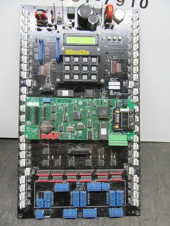 Used MICROLITE LIGHTING CONTROL BOARD A7027-416  A7037-401 **WARRANTY INCLUDED**