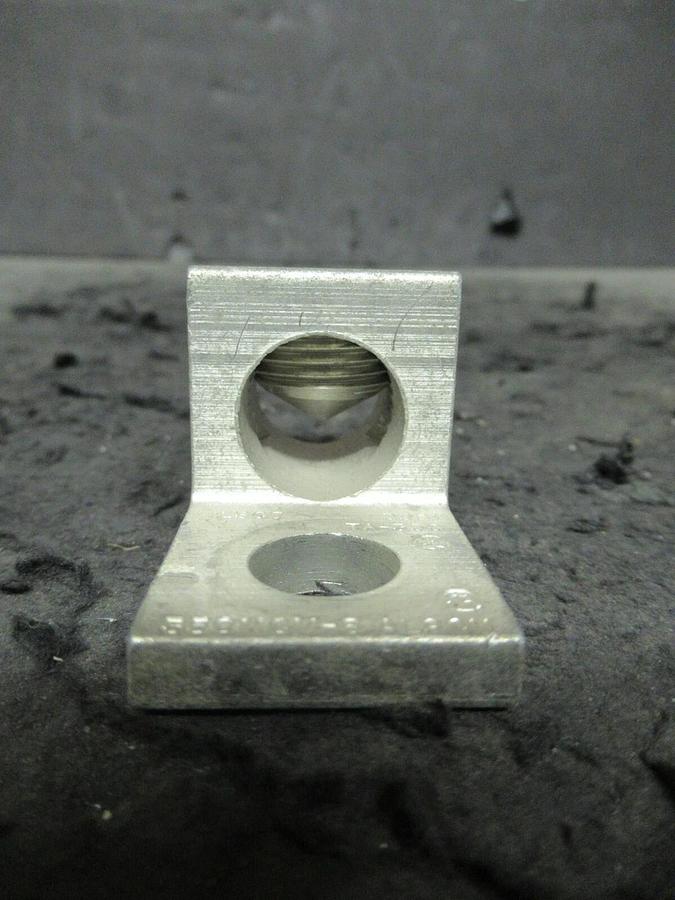 Used (6) QTY ILSCO TA-350 1 (SINGLE) BARREL MECHANICAL CONNECTOR LUG TAP 350 MCM - 6