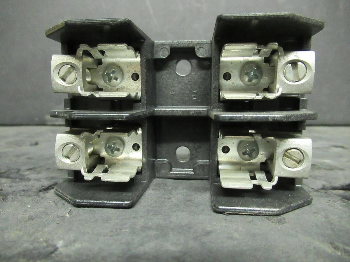 Used LOT OF 2 LITTELFUSE FUSE HOLDER L25030-2C FOR 30 AMP 250 V FUSES **WARRANTY**