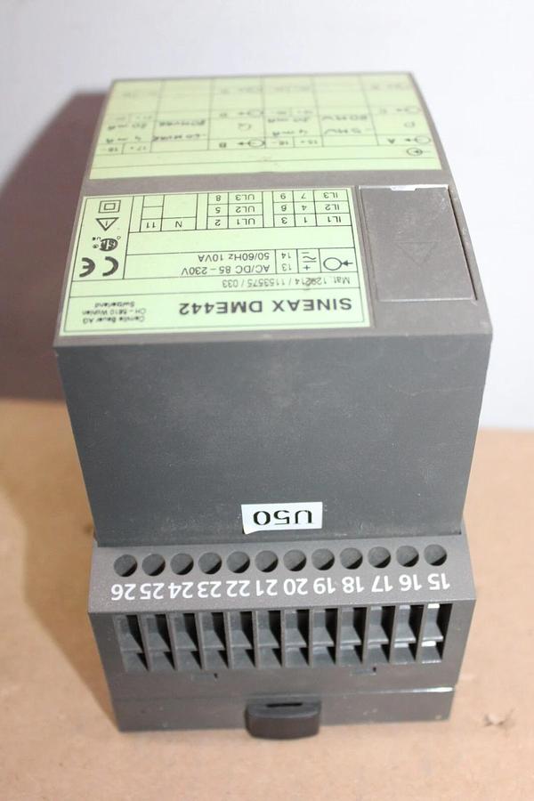 Used CAMILLE BAUER PROGRAMMABLE MULTI-FUNCTION TRANSDUCER SINEAX DME442 230V 10VA