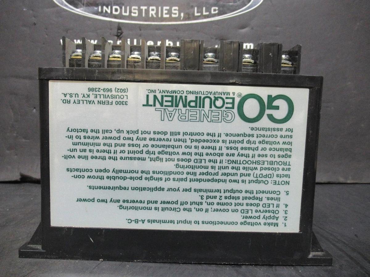 Used TRANE GOTRONIC POWER LINE MONITOR 51-20011-10 10 AMP 120 VAC **WARRANTY**