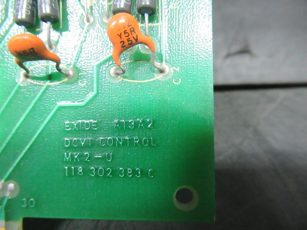 Used EXIDE DCVT CONTROL CIRCUIT BOARD MK2-U 118-302-383-C **WARRANTY INCLUDED**