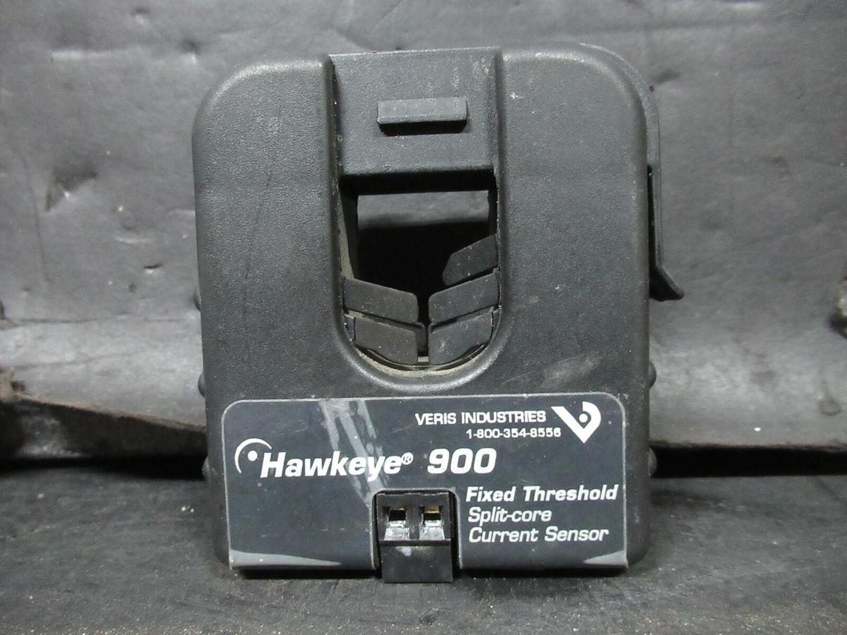Used VERIS HAWKEYE 900 DIGITAL CT CURRENT TRANSFORMER SENSOR FIXED THRESHOLD WARRANTY