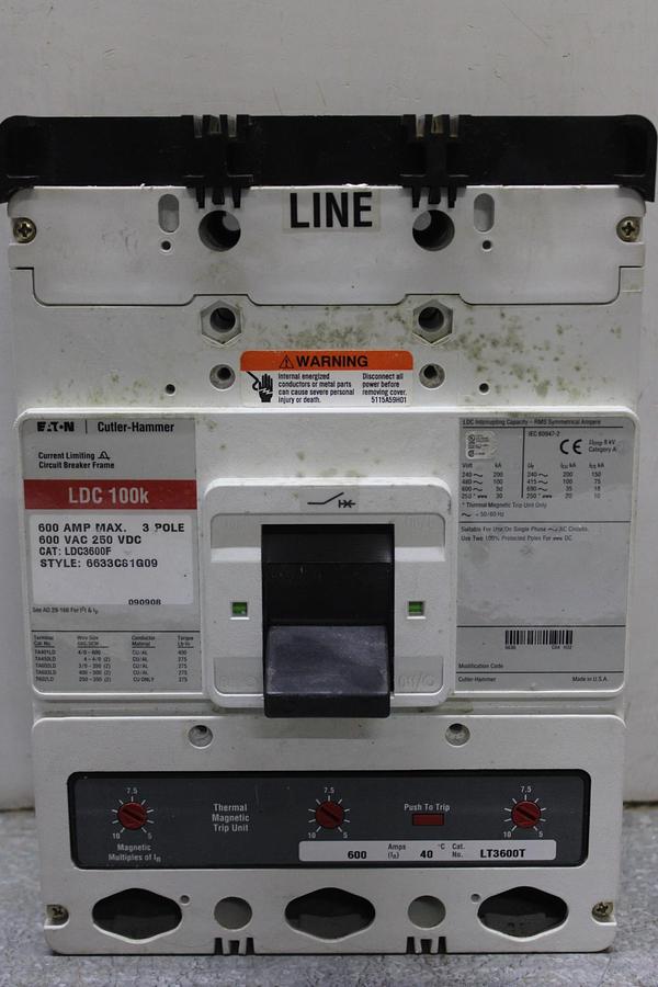 Used ABB SACE S1 CIRCUIT BREAKER S1N 90 AMP 277/480 VAC 3-POLE **WARRANTY**