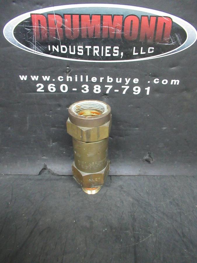 Used HENRY PRESSURE RELIEF VALVE 5246 1" 300 PSI 111.8 IBS OF AIR/MIN **WARRANTY**