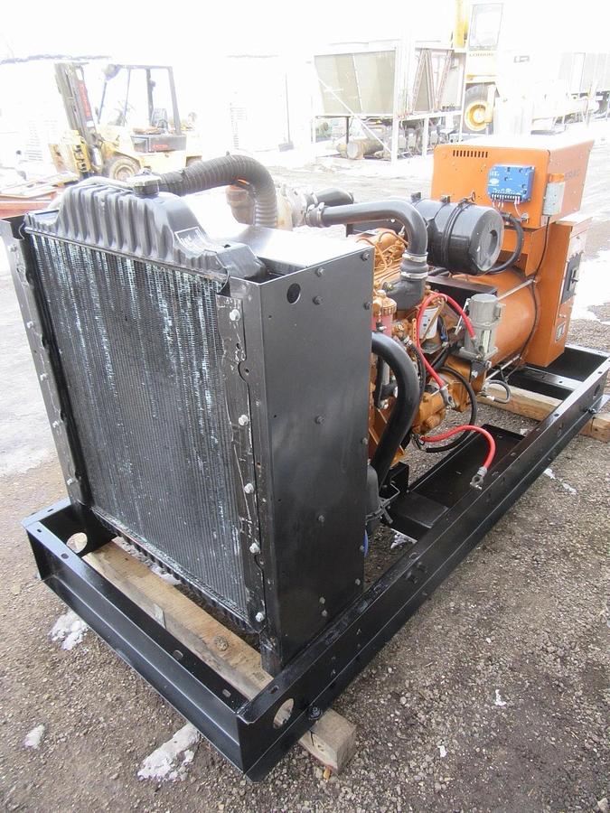Used 50 KW DIESEL GENERATOR GENERAC 120/240 V 4.0 HINO ONLY 749 HOURS VIDEO SHIPPING