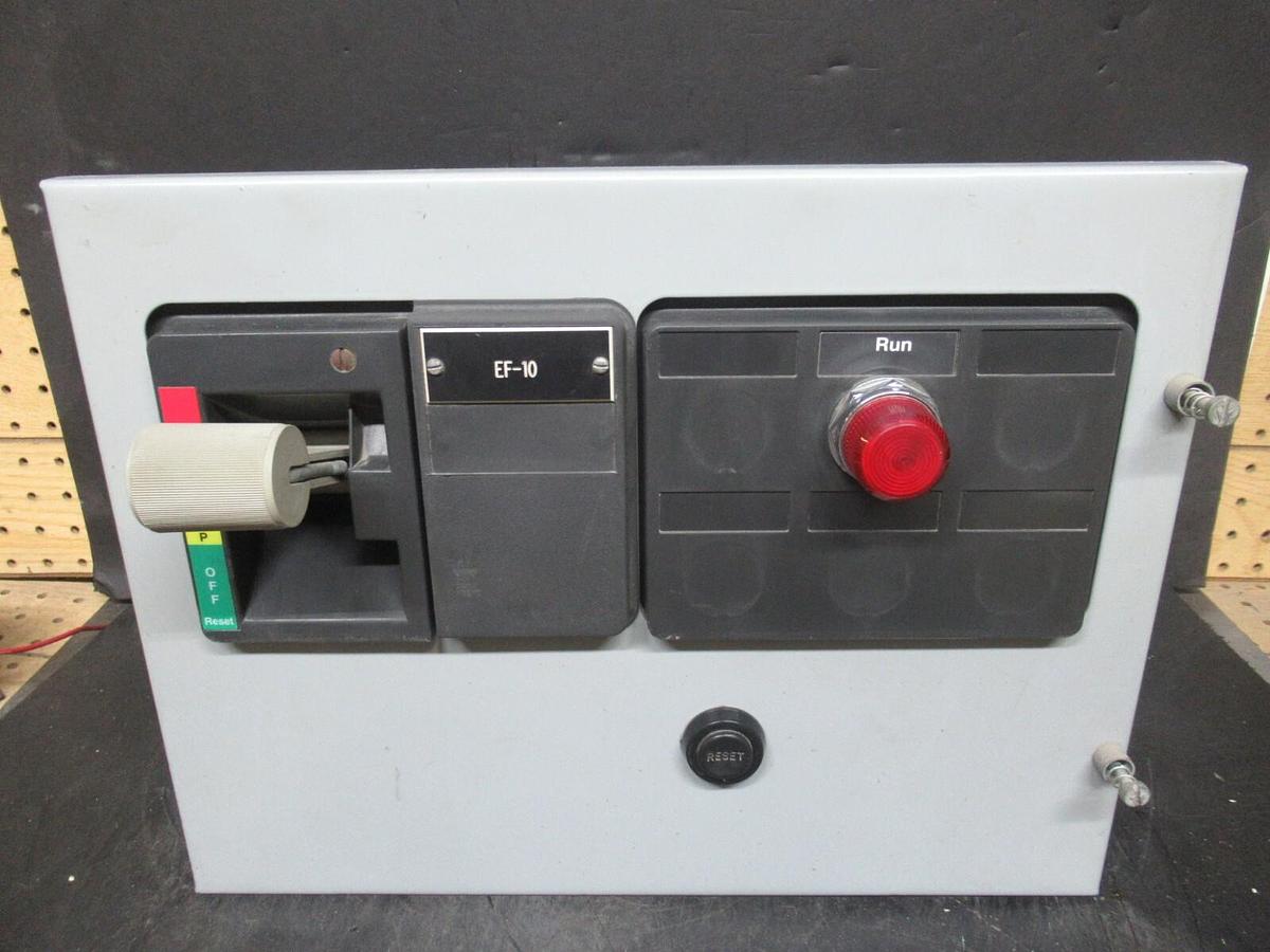 Used CUTLER HAMMER MOTOR STARTER CONTROL BUCKET MODEL: 2100 12" NEMA SIZE 1 7 AMP