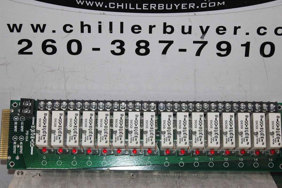 Used OPTO 22 RELAY CIRCUIT BOARD PB16A **WARRANTY INCLUDED**