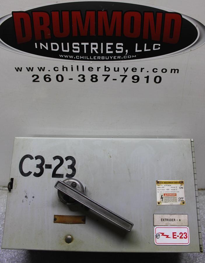 Used ITE VACU-BREAK PANELBOARD SWITCH V7H3605 400 AMP 600 VOLT 3-PHASE 3-POLE