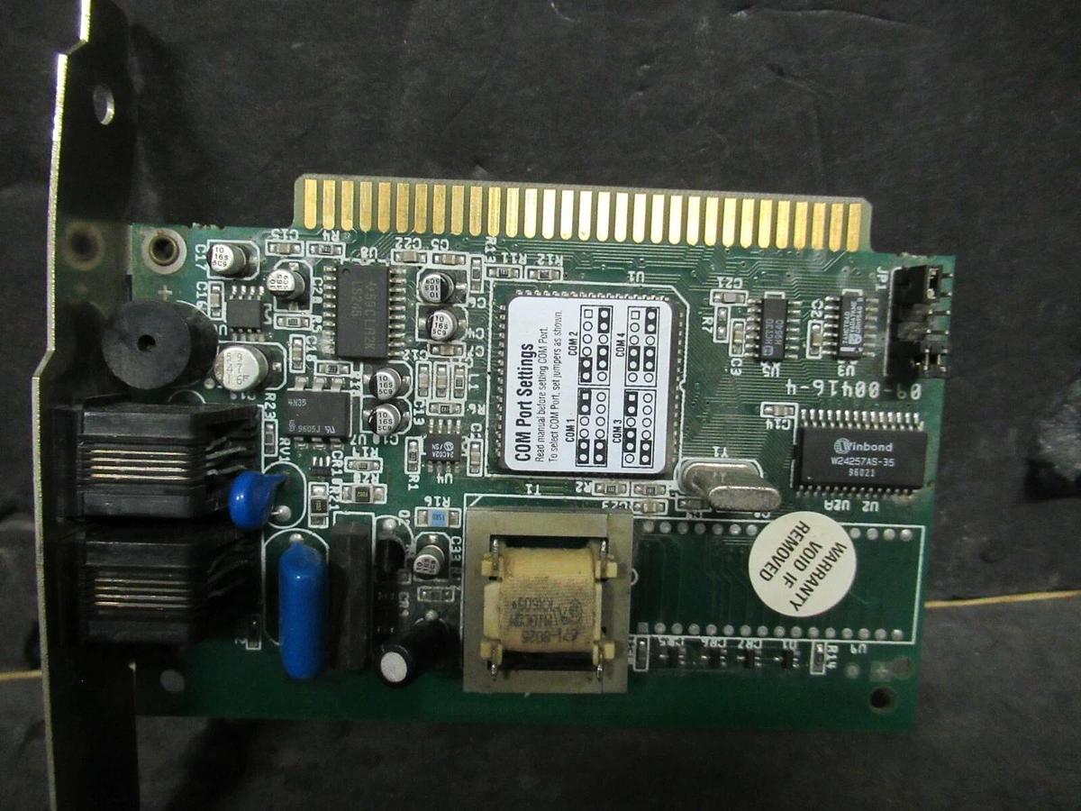 Used HAYES 03167A 5613US VERSION 2.20E INTERNAL COMPUTER MODEM CARD A1052400 9416954A