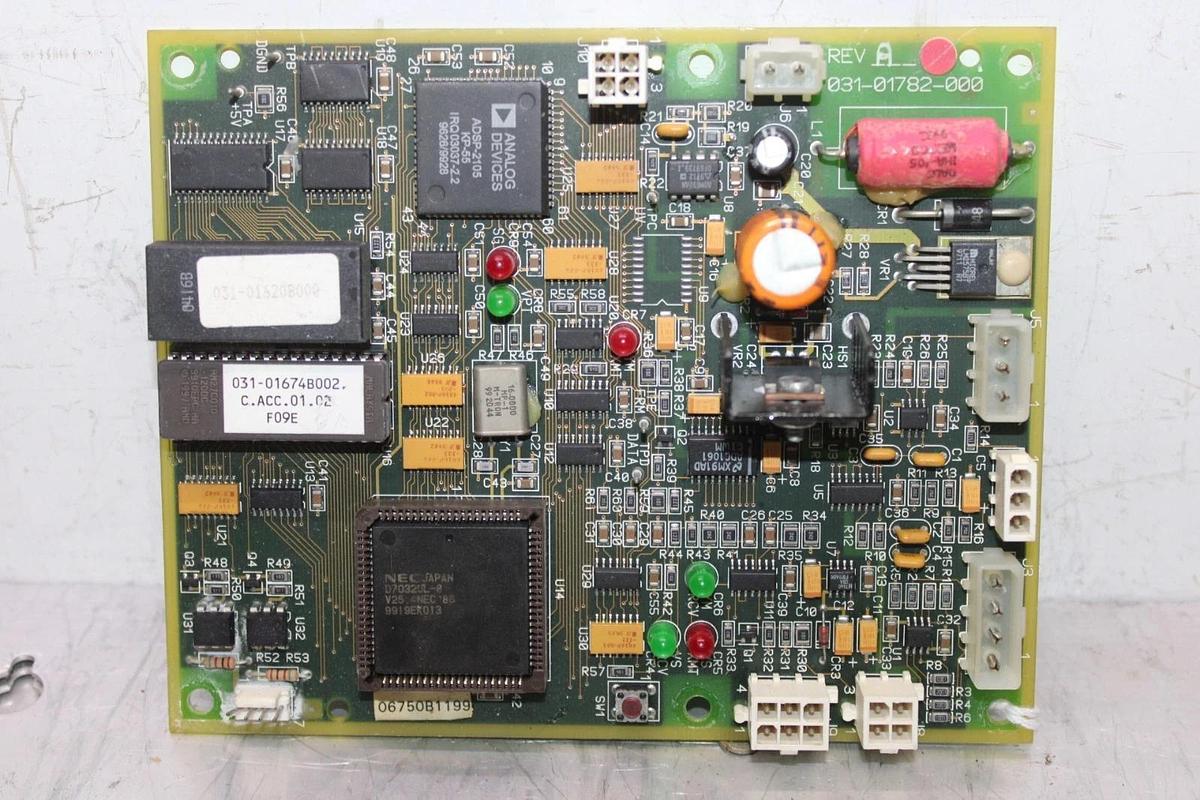 Used YORK CHILLER ADAPTIVE CAPACITY CONTROL CIRCUIT BOARD 031-01782-000 REV. A