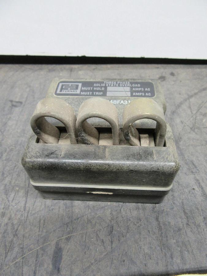 Used FURNAS THREE PHASE SOLID STATE OVERLOAD 948FA31B 300 VAC **WARRANTY**