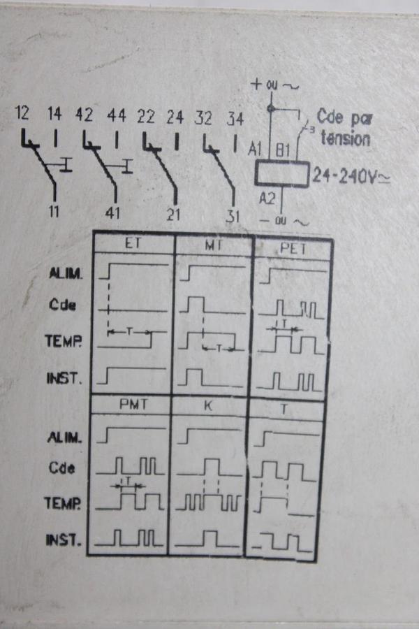 Used MTI TIME DELAY RELAY 0.1 SECOND TO 10 HOUR CSM-K47 24-240 VDC *WARRANTY*