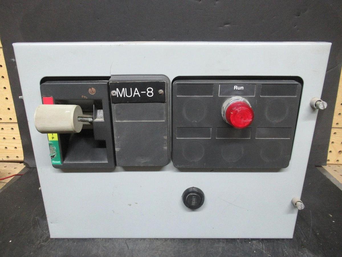 Used CUTLER HAMMER MOTOR STARTER CONTROL BUCKET MODEL: 2100 12" NEMA SIZE 1 30 AMP