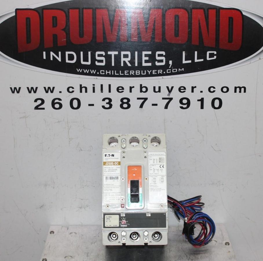 Used EATON DC CIRCUIT BREAKER JGEDC3250NN 250 AMP 3-POLE 600 VDC **WARRANTY**