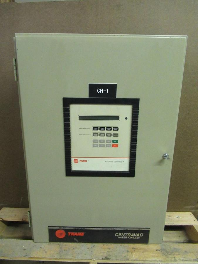 Used TRANE 500 TON CENTRAVAC ADAPTIVE CONTROL INTERFACE CVHE500 CHILLER 460 VAC R-123