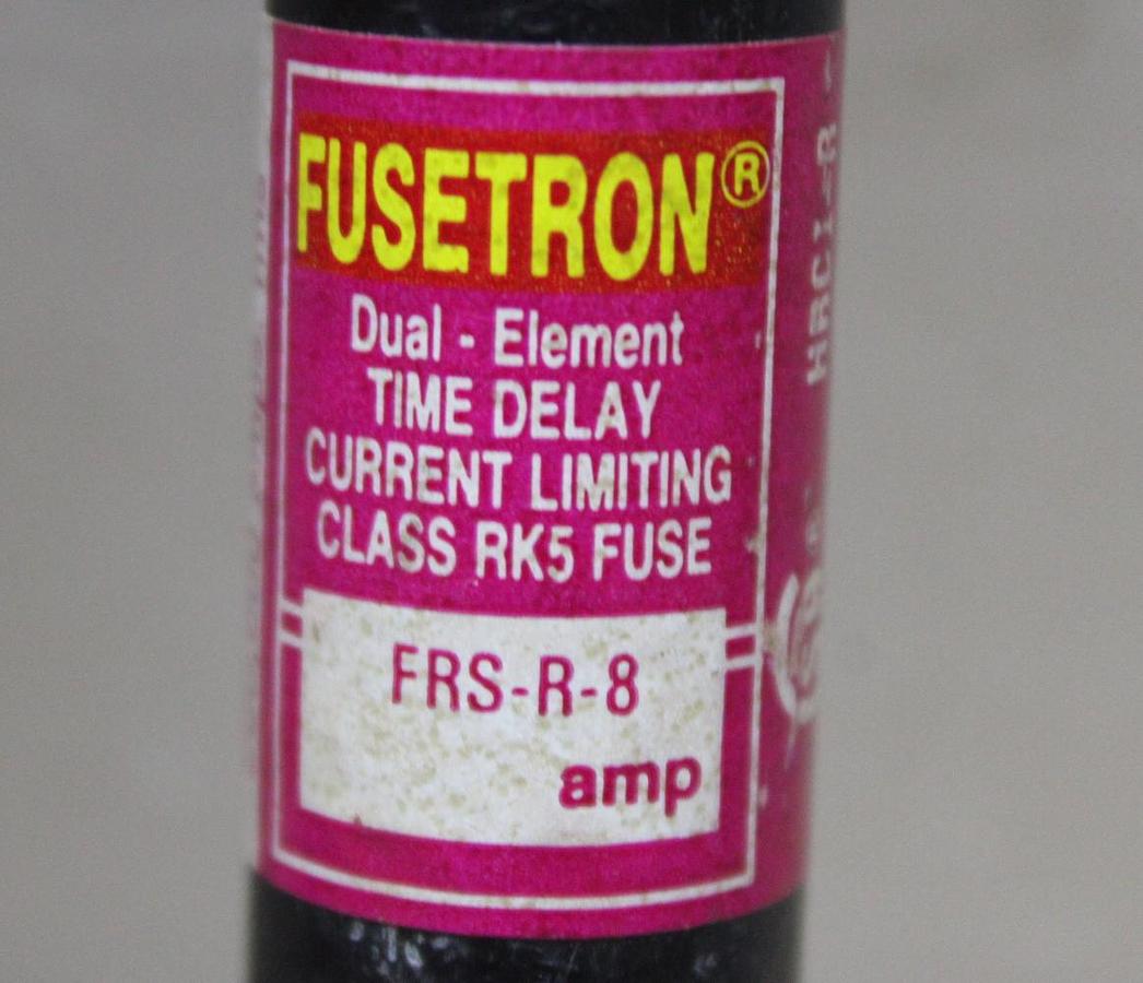 Used LOT OF 3 FUSETRON DUAL-ELEMENT FUSES FRS-R-30 30 AMP 600 VAC