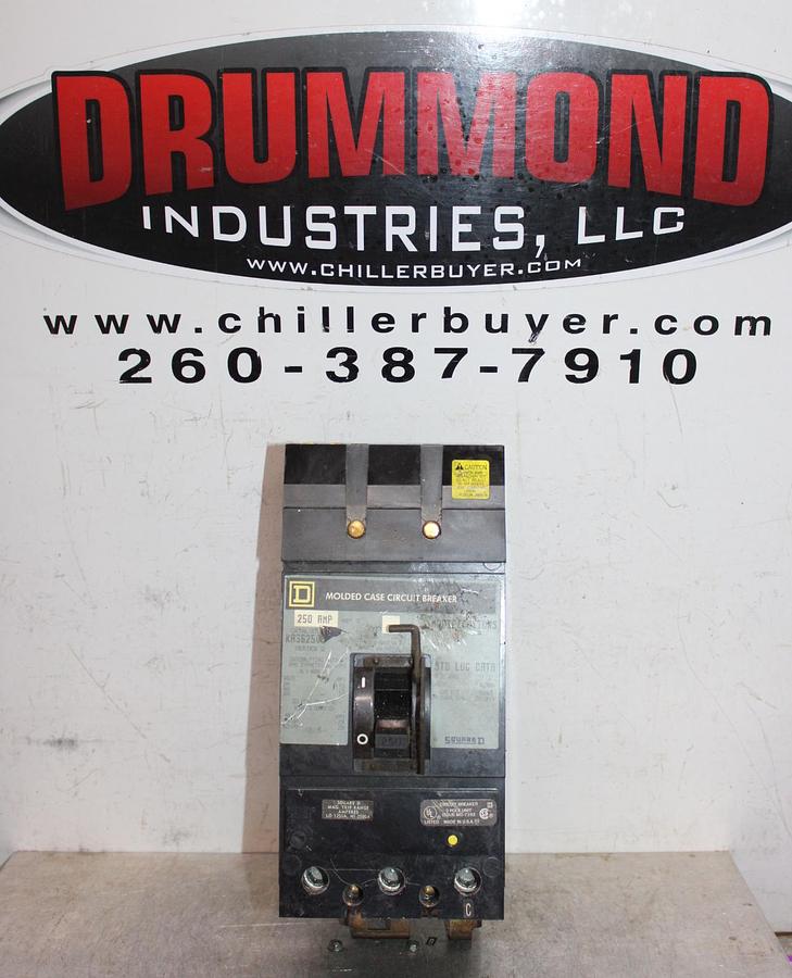 Used SQUARE D I-LINE CIRCUIT BREAKER KA36150 150 AMP 600 VAC 3-POLE