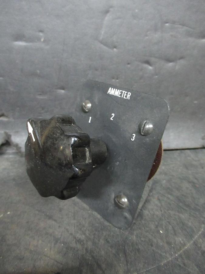 Used ELECTROSWITCH SERIES 31 CONTROL SWITCH 3109C 3-PHASE 125-600 VAC 10-3 AMP
