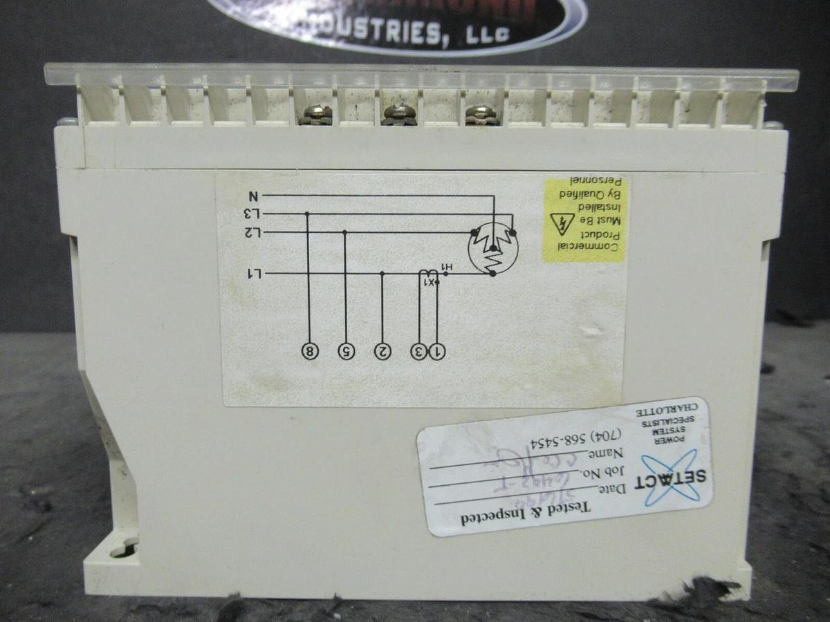 Used CROMPTON INSTRUMENTS PROTECTOR 256-PARU 120 V ENERGIZE 5 A 250 VAC & 24 VDC
