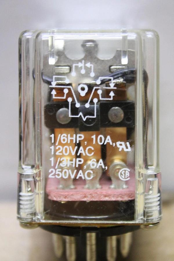 Used POTTER & BRUMFIELD RELAY KRP-14DG-24 120/240 VAC 24 VDC 10 AMP *WARRANTY*