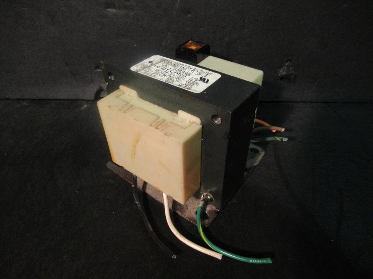 Used 0.100 KVA (100 VA) JOHNSON CONTROLS CONTROL TRANSFORMER VF2N02A100KL 120 V TO 24