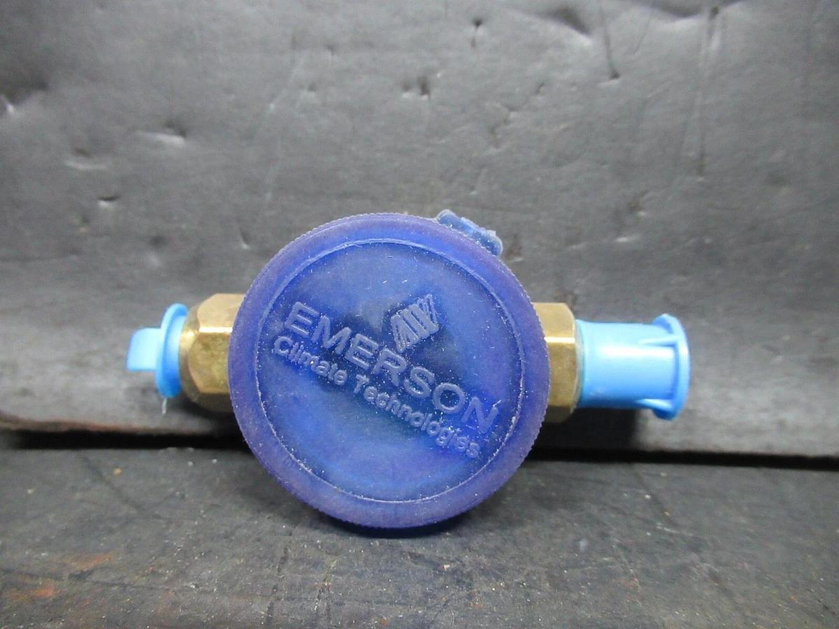 NEW SURPLUS EMERSON LIQUID/MOISTURE INDICATOR 065396 94342 1/4" X 1/4"