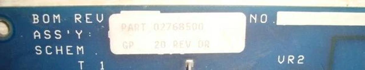 Used GRAHAM CIRCUIT BOARD 02768500 REV. DR **WARRANTY INCLUDED**