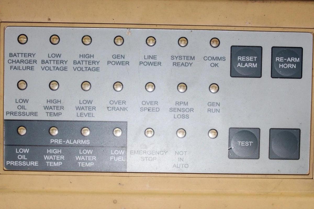 Used GENERAC LIGHT REMOTE ANNUNCIATOR ALARM CONTROL MODULE 0G5719 0G4525